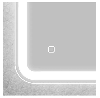 Зеркало 70 "BelBagno" c LED подсветкой и сенсорным выключателем 700х800 SPC-MAR-700-800-LED-TCH