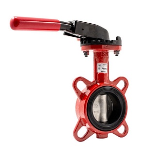 Затвор поворотный ЗПВЛ - FLN(w)-5-150-Е, Ду150, Ру16, с пневмоприводом РA20