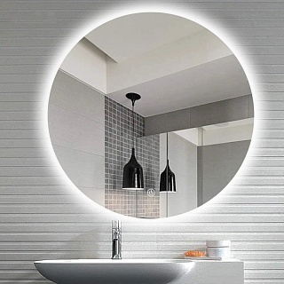 Зеркало Cerutti SPA с LED подсветкой (сенсор на зеркале) Бьелла круглое 600 арт.9543