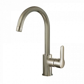 Смеситель для кухни, сатин, Cuba, IDDIS, CU1BNJ0i05