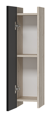 Шкаф подвесной 20 Поло универсальный дуб/антрацит  MISTY 