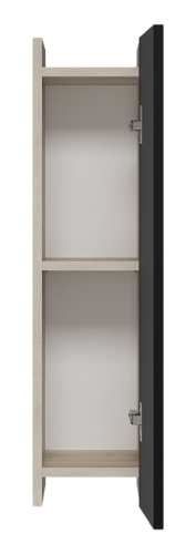 Шкаф подвесной 20 Поло универсальный дуб/антрацит  MISTY 