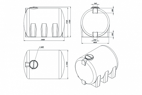 Емкость H 5000л