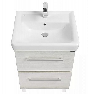 Комплект мебели 60 "Ронда-60" напольная 2 ящ. дуб/венге AQUATON 1A205001RSC20 (ум.Тигода,60)