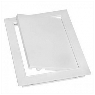 Сантехнические люки Л1515 CHROME 150х150 (166х166) с фланцем (32)