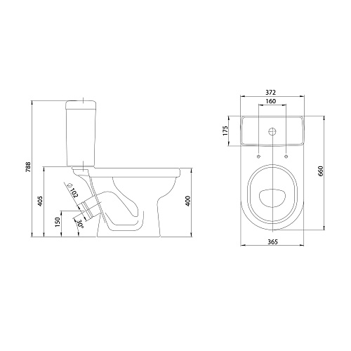 Унитаз-комп "Визит" бел.в комплекте (Воротынск) 