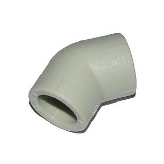 Колено 50*45 серый (10/40) ПРО АКВА (PA13516PG)