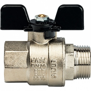 Кран шар. полнопроходной баб. ВН 3/4" (SVB-0004-000020) STOUT 