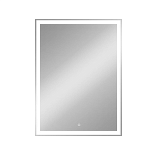 Зеркало 60 "Clamm Led" c LED подсветкой (сенсор на зеркале) + подогрев 600х700 (ЗЛП4790) Континент