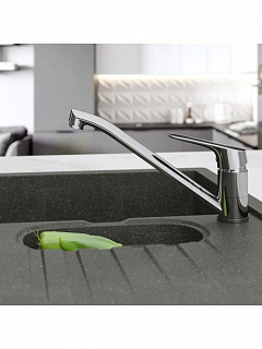 Смеситель д/кухни "Takase" (TAK-1012) поворотный излив TOKITO