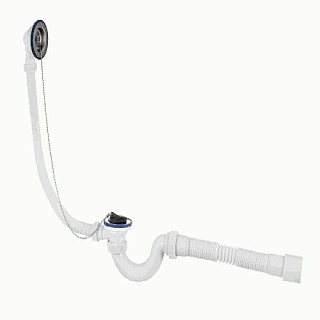 Обвязка для ванны "МИНИ Элит" 11/2  нерж. чаша с гофрой 40/50 VIR 30980654