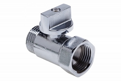 Кран мини 1/2 г/ш  хром AQUALINK