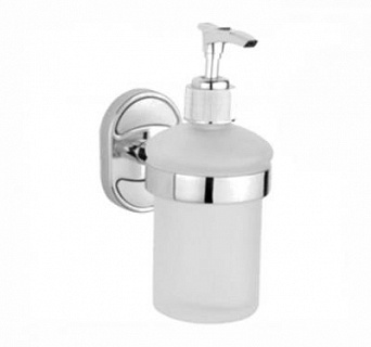 Дозатор д/жидкого мыла,  стекло, хром, TG1117  "OUTE" 