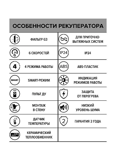 Рекуператор CUPER D125 ERA 