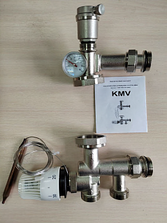 Смесительный узел  без кронштейна, без насоса MINI 20-60С (KMV-NSU-001 MINI) Eliteline