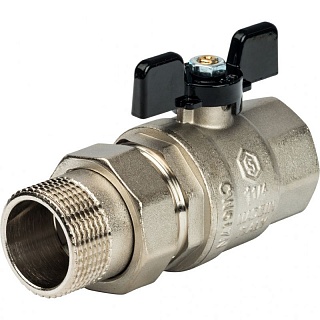 Кран шар. полнопроходной с амер. баб. ВН 1 1/4" (SVB-0007-000032) STOUT 