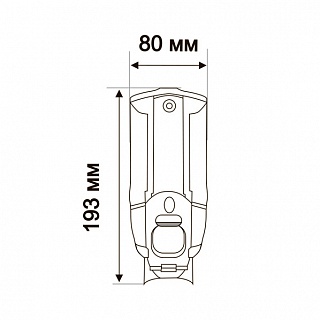 Дозатор д/жидкого мыла "D" сатин, 330 мл, коробка,"ARGO" Д-500
