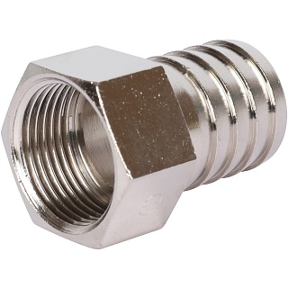 Переход для рез.шл.3/4"г - 25 ник. (100/10)  (SFT-0066-003425) STOUT