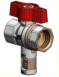 Клапан баланс. ручн. BVR-N DN15, PN16, G1/2" вн.р. (003Z4246) "Danfoss"