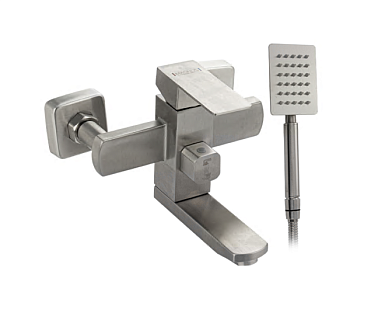 MAGNUS Смеситель д/ванны,кор/излив нерж. ст 304. код: 9226