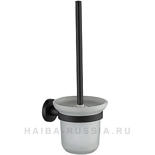 Держатель для туалетной щетки(ершик) настенный черный HB8710 HAIBA 
