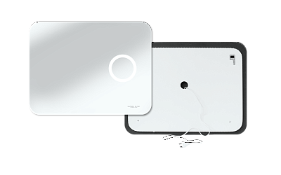 Зеркало 80 "Infinity Elegantl Led-80х60"с датчиком движения и увелич.зеркалом Sanita