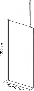   RGW Walk In WA-03 900x1950  ,  