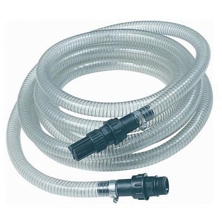 Шланг всасывающий армированный AS700, с обр. клапаном 1", L=7м, LEO