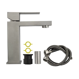 MAGNUS Смеситель д/раковины, литой корпус , нерж ст 304 код 9155