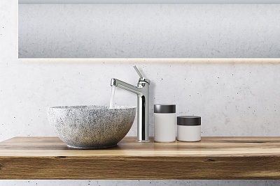 Смеситель д/умывальника "Minima" (3837C) средний,  хром LEMARK ВЫГОДА!!