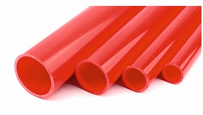 Труба PEX-a 25х3.5мм красная (универсальная)  EVOH  (в нарезку) (HPWER00003) Hipex