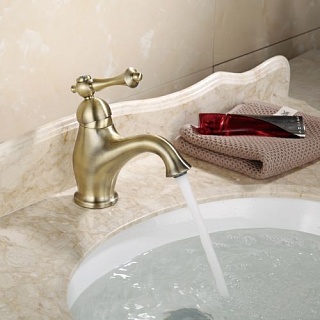 Смеситель д/раковины ROSE бронза R0101Q