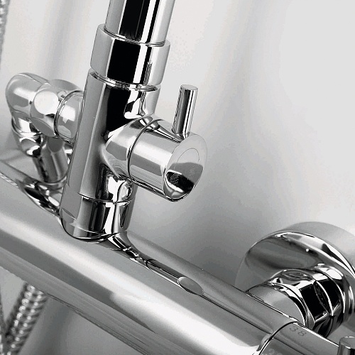 Душевой комплект с термостатическим смесителем "Thermo" (A13302)   WasserKraft