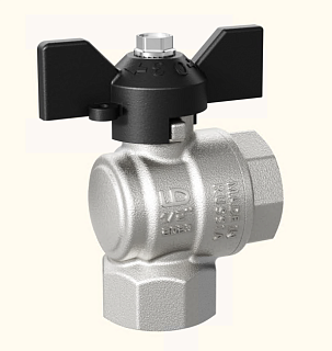 Кран шаровый LD Pride 47.15.В-В.У.Б Ду 15 Ру 40 бабочка угловой (15)