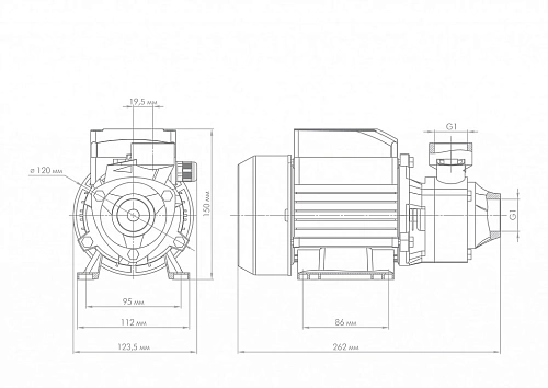 Насос поверхностный "ВИХРЕВИК" 40/40Ч (3100)