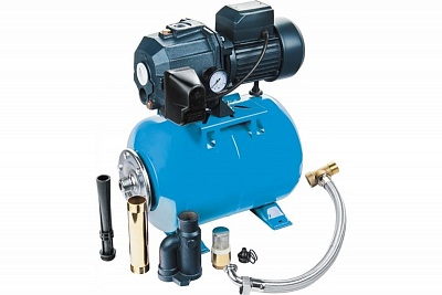 Станция авт.водоснабжения AUTO DP-750 с внеш. эжектором (М/выс. всас.15м, Qmax 40л/мин, Hmax40м)