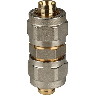 Муфта соединительная равнопроходная (винтовой) 16х16 (SFS-0005-000016) STOUT