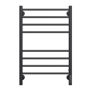 Полотенцесушитель "Аврора" 500х800 П8 КС электро черный матовый (RAL 9005)  TERMINUS