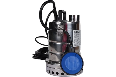 Насос дренажный с поплавком, корпус - нерж.ст, кабель 10 м, 230V, Q=175 л/мин, H=10 м 	(SPD-0001-200450) STOUT