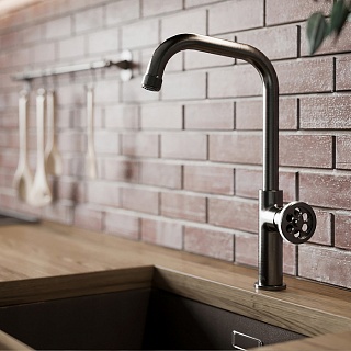 Смеситель для кухни, графит, Grange, IDDIS, GRAGM00i05