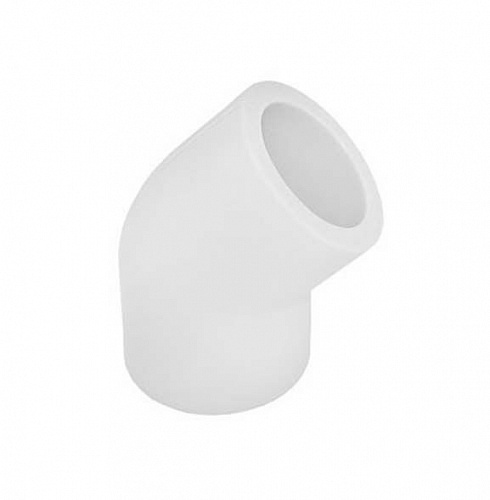Колено 20*45 белый (50/400) ПРО АКВА (РА13508Р)