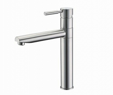 Смеситель д/кухни " Wern" (4207)  35мм матовый хром  WasserKraft