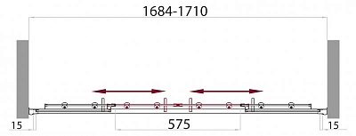    BelBagno UNO-BF-2-170--Cr