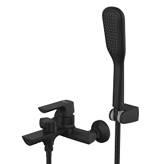 Смеситель д/ванны "URSUS" (7214BL) короткий излив черный LEMARK ВЫГОДА!!