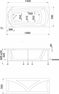  1Marka ELEGANCE 150x70