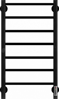 Полотенцесушитель "Аврора" 500х800 П8 КС электро черный матовый (RAL 9005)  TERMINUS