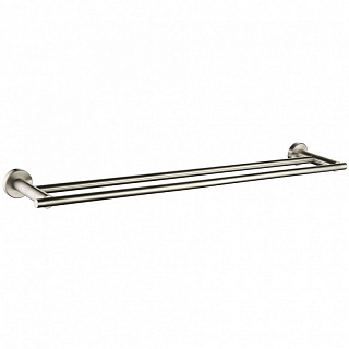 Двойная штанга для полотенец MELANA сатин хром MLN-861002