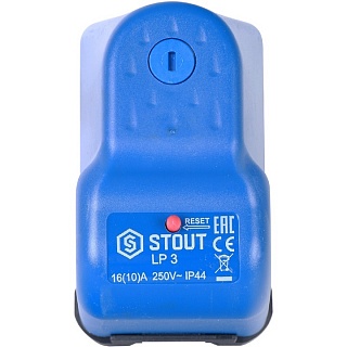 Реле сухого хода 1/4" для водоснабжения LP/3, 0-4 бар с нак.гайкой (scs-0001-000003) STOUT