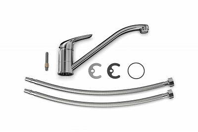 Смеситель д/кухни "Kitto" (KIT-1012) поворотный излив TOKITO снято с производства!