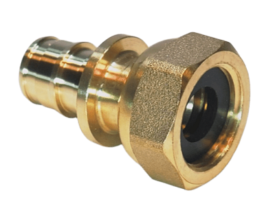 Штуцер с нак. гайкой латунный 25x3/4'  (HFWQE00042) Hipex (80)